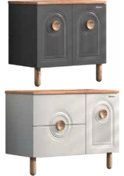 Arte Banyo Dolabı 100 cm (Boy Dolabı Dahil Değildir.) modelleri