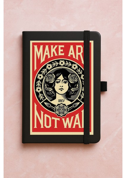 Promosyon Tarihsiz Premium Termo Defter Desenli 192 Yaprak - Not War