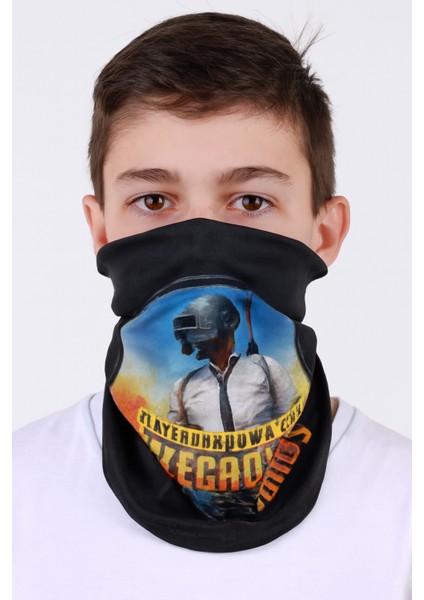 Genç Erkek Pubg Temalı Boyunluk Bere Standart