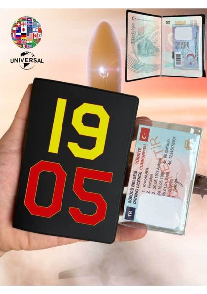 1905 Desenli Pürüzsüz Yüzey Deri Pasaport Kılıfı Kabı Tüm Ülke Pasaportlarına Uygun fiyatları