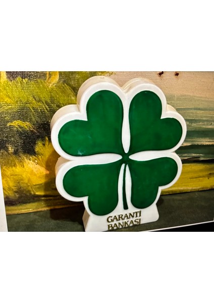 Garanti Bankası Yonca Kumbara 13,5 cm 12 cm Ölçülerinde fiyatları