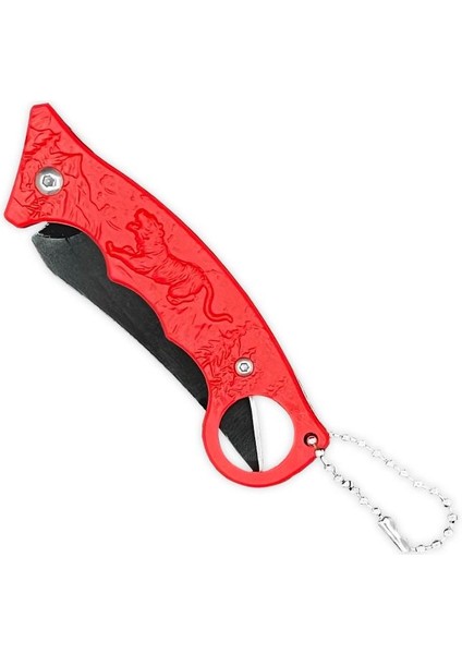 Savex Aslan Desenli Cep Çakısı Kırmızı (3836) modelleri