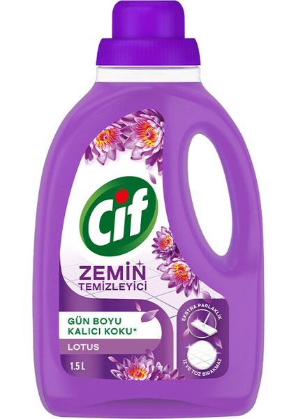 2 Adet Cif Zemin Temizleyici Lotus 1500ML fiyatları
