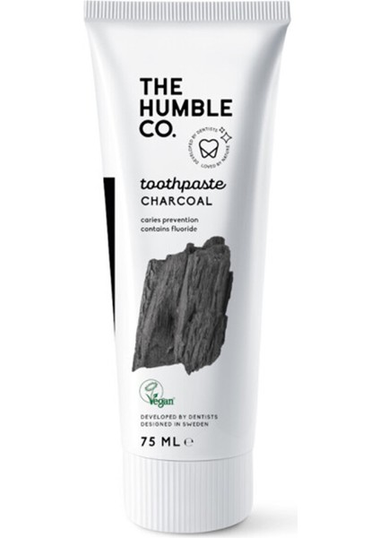 2 Adet Humble Vegan Diş Macunu (Kömür) 75 ml fiyatları