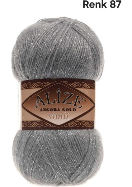 Alize Angora Gold Simli Renk 87