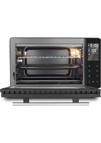 To 26 Electronic Mini Fırın - 26 L, 1500 W, Cool-Touch ve 9 Otomatik Program (Pizza Taşı ve Çevirme Şişi Dahil) fiyatları