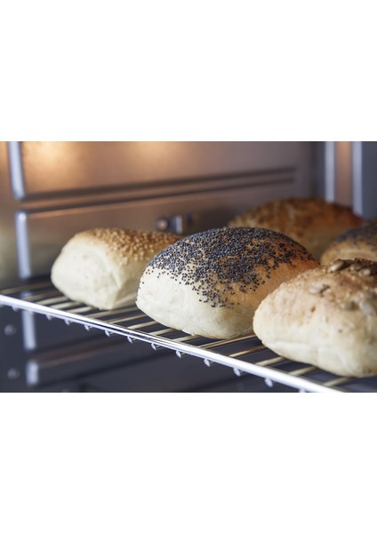 To 26 Electronic Mini Fırın - 26 L, 1500 W, Cool-Touch ve 9 Otomatik Program (Pizza Taşı ve Çevirme Şişi Dahil)