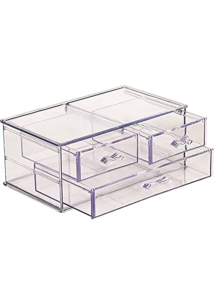 3 Adet Bee Home Organizerli 3 Çekmeceli Set