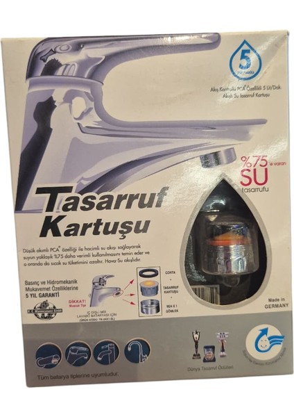 Universal Çeşme Tip Musluk Tasarruf Kartuşu