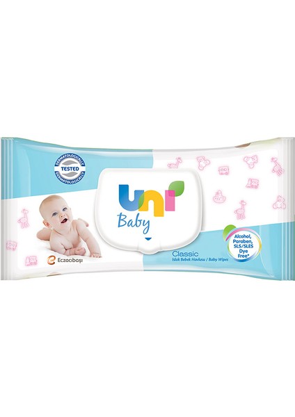 4 Adet Uni Baby Islak Havlu 52'li fiyatları