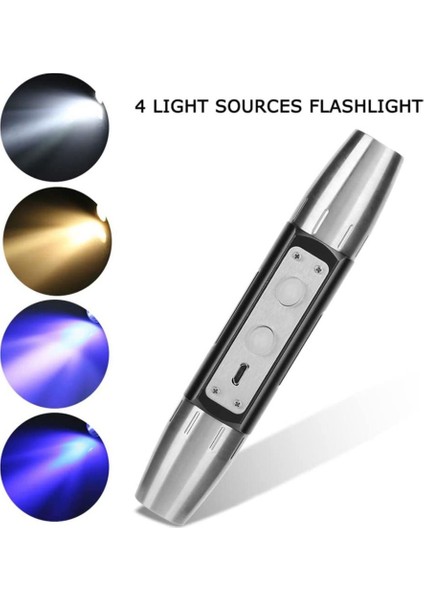 Uv Ledli El Feneri - Powerdex - Su Geçirmez - 20 W - Siyah - PD-9007 modelleri