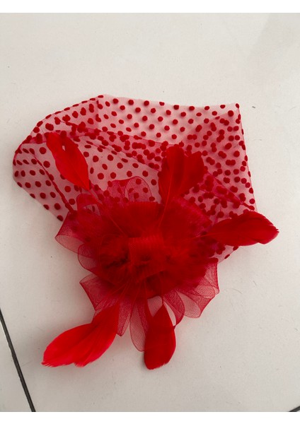 Kırmızı Vualet,nikah Şapkası,düğün Kep,kına,şapkası,mezuniyet Balo,saç Kep,nikah Şapkası,vualet modelleri