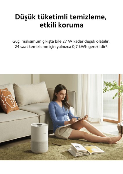 Alerjen Giderme Compact Tasarımlı Hava Temizleyici | Uyku Modu | Yüksek Verimli Filtre fiyatları