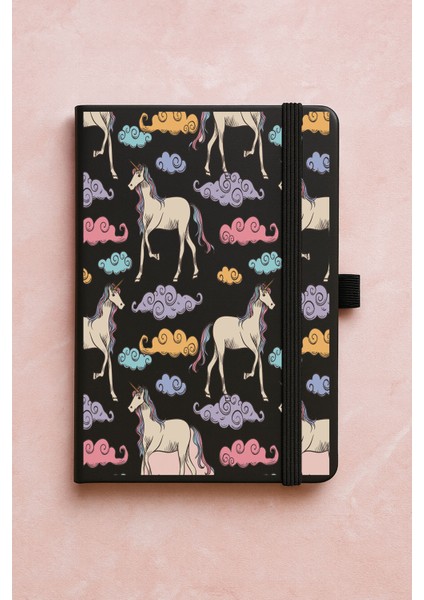 Promosyon Tarihsiz Premium Termo Defter Desenli 192 Yaprak - Unicorn Team