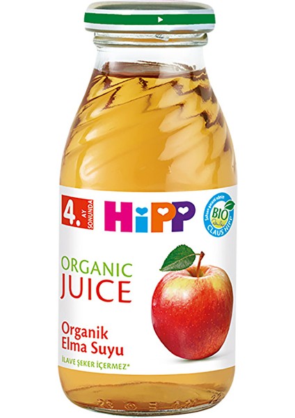 3 Adet Hipp Organik Elma Suyu 200 ml