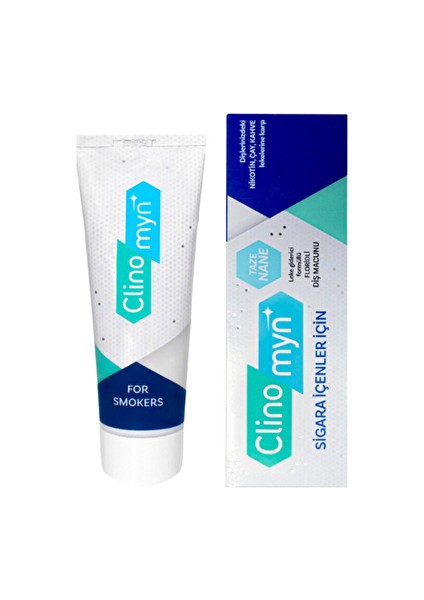 4 Adet Clinomyn Smokers Diş Macunu 75 ml