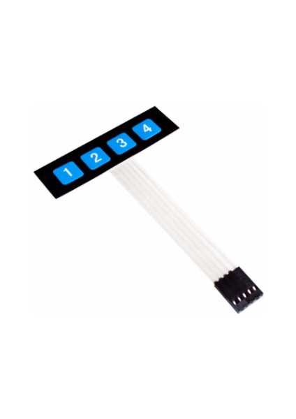 1x4 Membrane Matrix Tuş Takımı