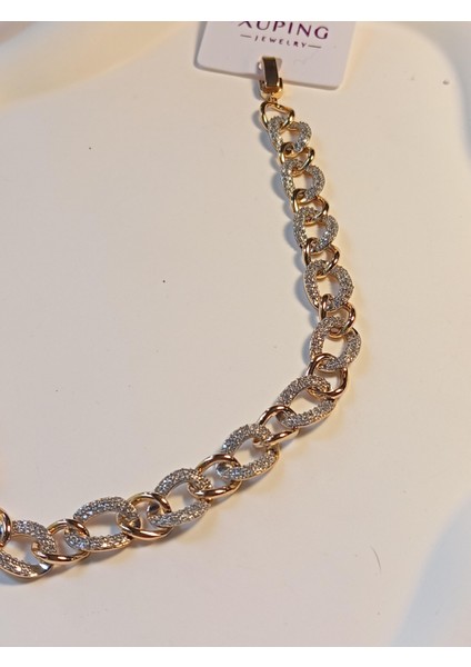 Rose Zirkon Taşlı Xuping Jewelry Vip Bileklik