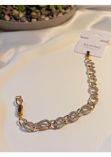 Rose Zirkon Taşlı Xuping Jewelry Vip Bileklik fiyatları