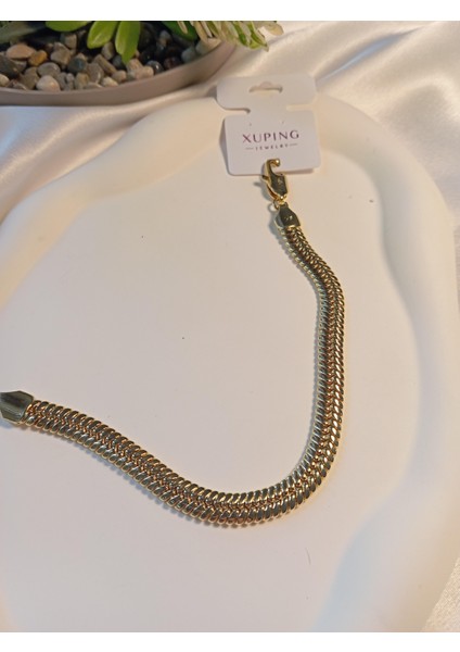 Balık Sırtı Bileklik 14 K Kaplama 22 cm fiyatları