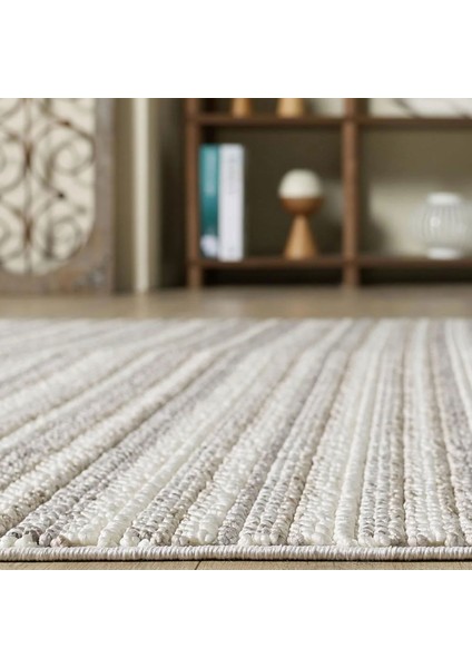 Agra Pearl Iskandinav Desenli Salon Halısı - Krem - 120X180 cm modelleri