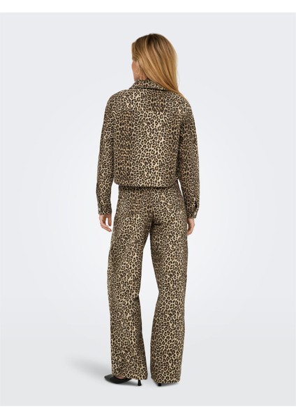 Onlnaomı Aop Jacket Otw Kadın Kahverengi Ceket - 15347129 indirimleri