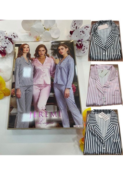 Saten Pijama Takımı Jeremi