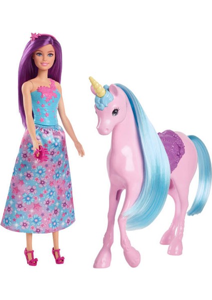 2 Adet Barbie ve Tek Boynuzlu Atı HYT62 fiyatları