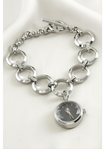 Sallantılı Metal Bayan Kol Saat