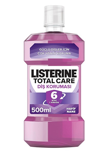 2 Adet Listerine Ağız Suyu Total Care 500 ml
