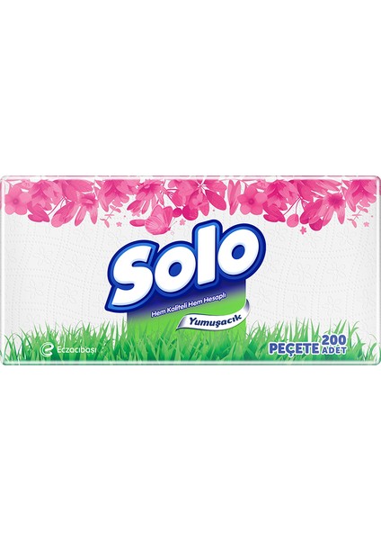 4 Adet Solo Süper Peçete 200'LÜ fiyatları