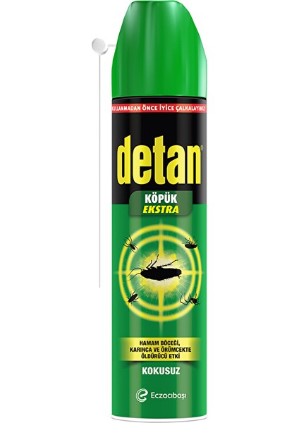 3 Adet Detan Böcekkıran Köpük 275 ml