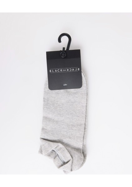 Gri Melanj Erkek Patik Çorap Ee-Patık