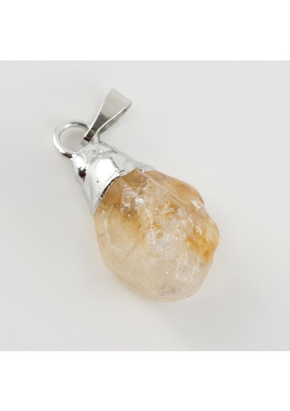 Sitrin Doğaltaş Kolye Ucu