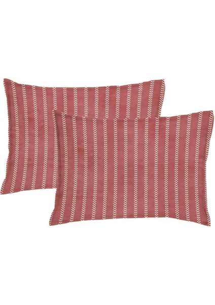 Life By Sarev Perly 2'li Yastık Kılıfı - Kırmızı