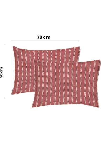 Life By Sarev Perly 2'li Yastık Kılıfı - Kırmızı modelleri
