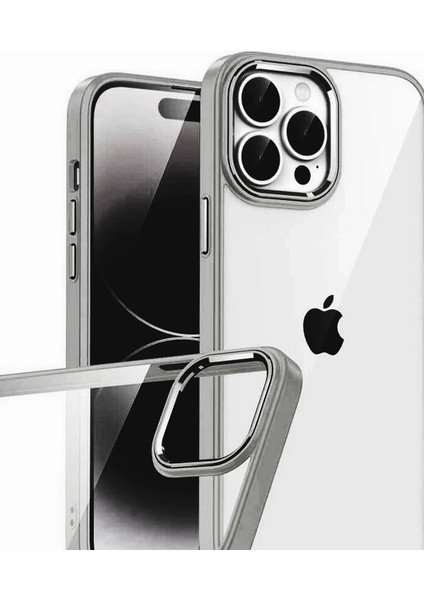 Rdbydn Newface Apple Iphone 15 Pro Max Razer Lensli Silikon - Titan Gri fiyatları