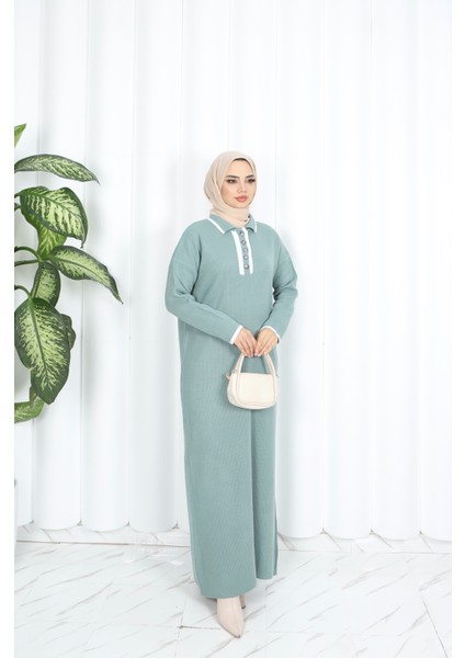 Polo Yaka Triko Elbise fiyatları