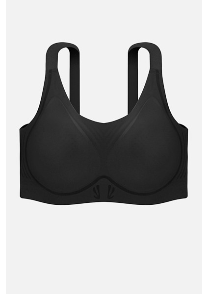 Ghost Dikişsiz Sütyen - Desteksiz - 2825 - Siyah