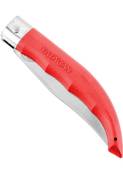 Katlanır Cep Çakısı - Yatağan - El Yapımı - Kırmızı - No:2 fırsatları