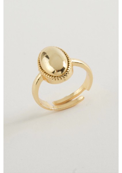 Oval Metal Yüzük