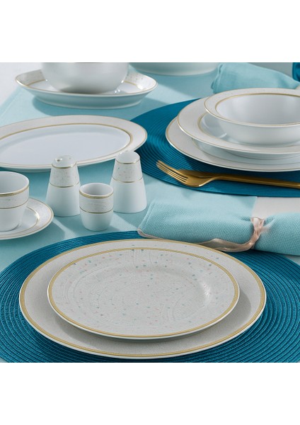 Fodis Güral Porselen Tolstoy 84 Parça Yemek Takımı