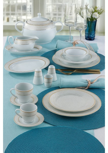 Fodis Güral Porselen Tolstoy 84 Parça Yemek Takımı fiyatları