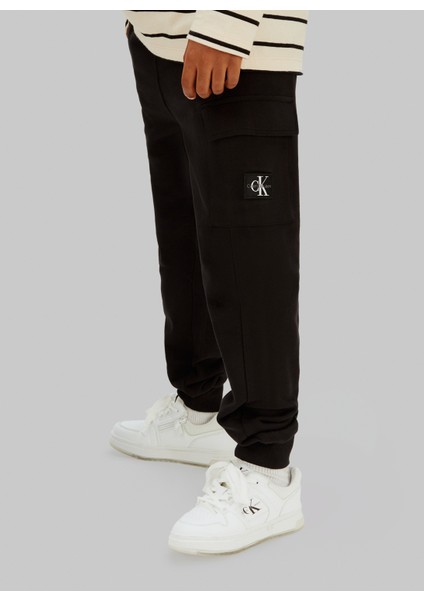 Lastikli Paça Siyah Erkek Çocuk Eşofman Altı IB0IB02199BEH modelleri