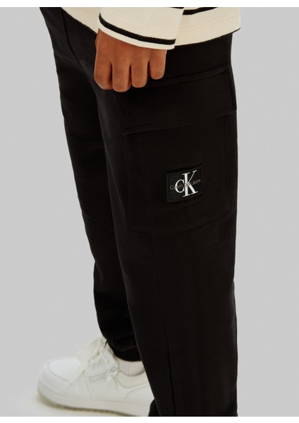 Lastikli Paça Siyah Erkek Çocuk Eşofman Altı IB0IB02199BEH fırsatları