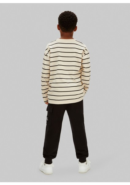 Lastikli Paça Siyah Erkek Çocuk Eşofman Altı IB0IB02199BEH indirimleri