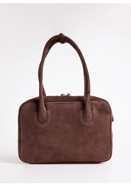 Deri Kahve Kadın Omuz Çantası Nova-Hebron modelleri