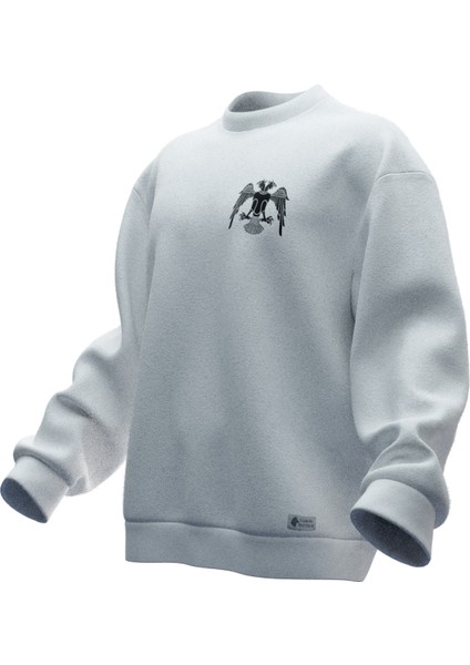 Selçuklu Kartalı Baskılı Oversıze Sweatshırt (Unısex) fiyatları