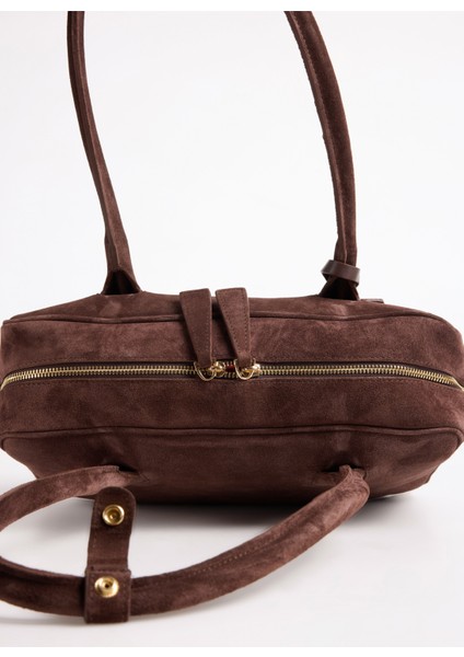 Deri Kahve Kadın Omuz Çantası Nova-Hebron fırsatları