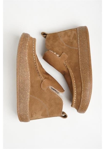 251390 Günlük Rahat Bot Hakiki Deri Kahve Nubuk indirimleri